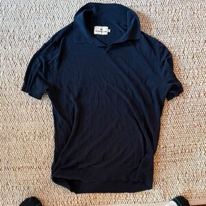 Mens normal brand navy Polo Shirt